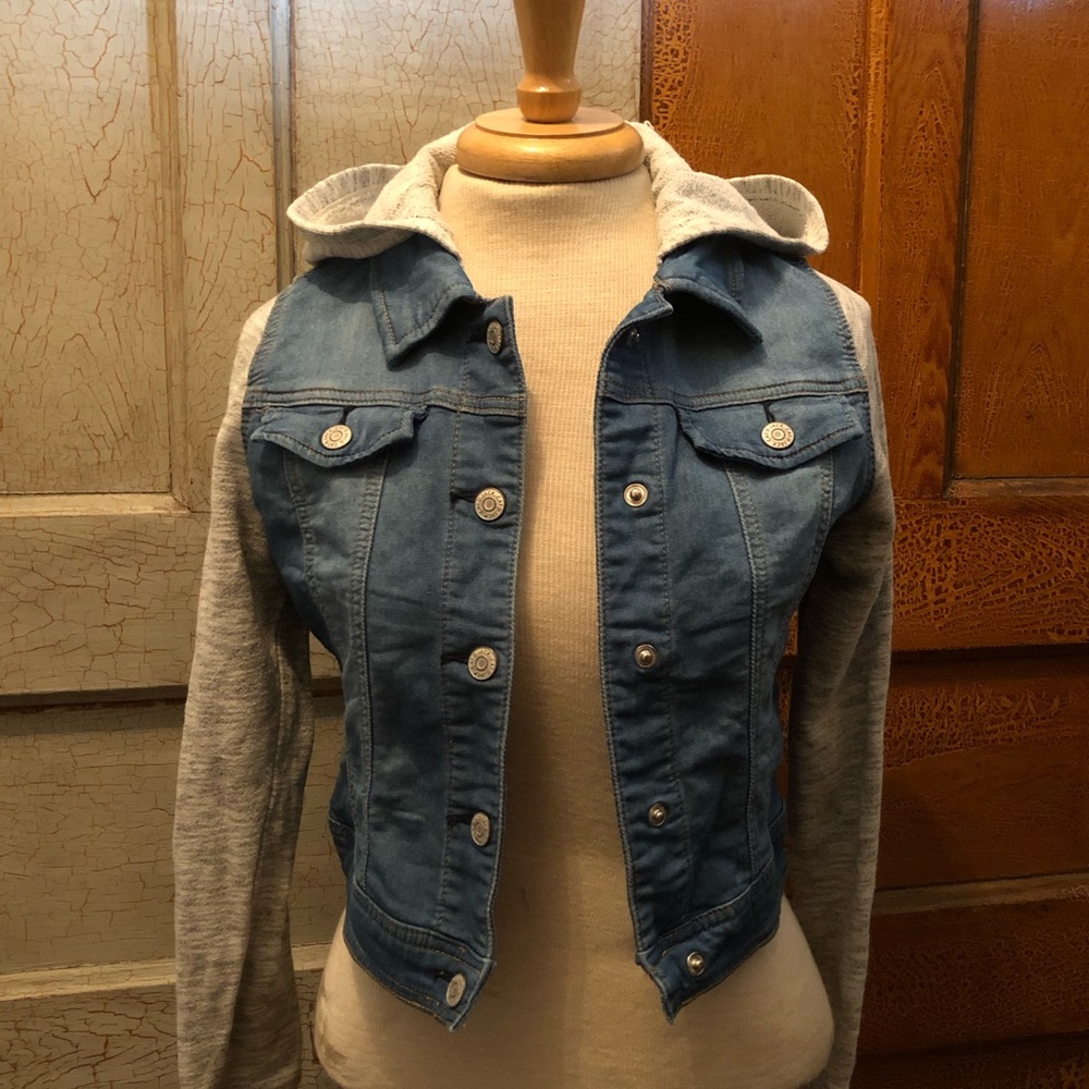 Jean jacket Hoodie